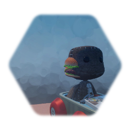 Sackboi eats a Burger