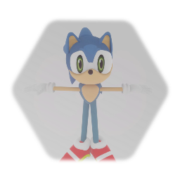 My First Sonic Model (Credit To bequx btw)