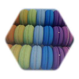 Rainbow of Macarons