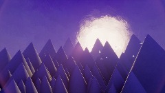 Calm mountain morning