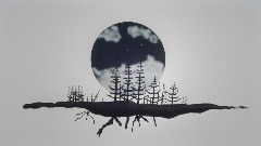 "Starry Night Forest "