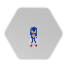 Movie Sonic puppet V1