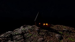 Moonlit Farmhouse