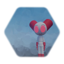 Mimic the red Robot boy