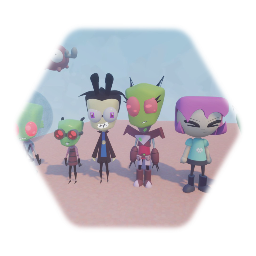 Invader Zim comic book characters