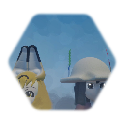 Kemono friends Kaban and Serval