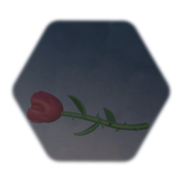 Long Stem Rose with Thorns