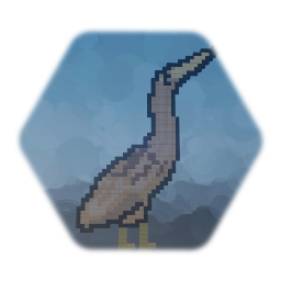 Pixel Art American Bittern