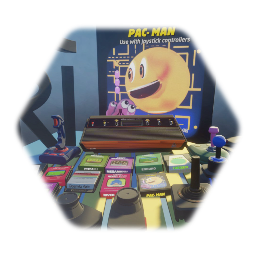 Atari 2600 console.games.and controllers collection