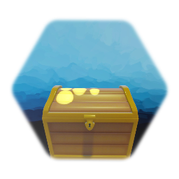 Treasure Chest with Coins