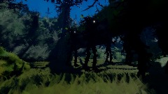 A forest coffin dance