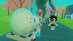 Powerpuff Girls pizza delivery Jurassic World Powerpuff Pizza