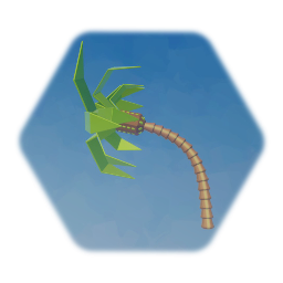 Palm Tree (Leaning) - Green Hill Asset Pack