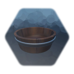 Wooden Tub, Shallow