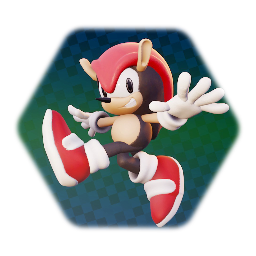 Classic Mighty the Armadillo Stylized