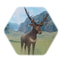 King of the Woods (Controllable Animated Stag Puppet)