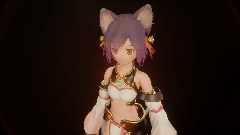 和風にゃー子（アクション動作テスト）改