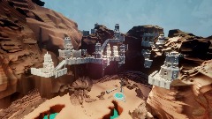 White Village in the Mountains