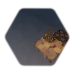 Cave Spike 1x1 Tile with Floor