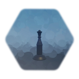 Chess Piece - Queen - Black