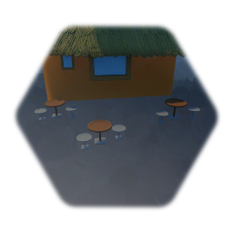 Bikini bottom hot dog stand