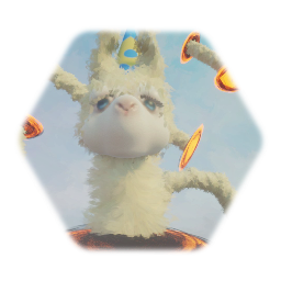 The birthday llama