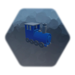 Simple Wooden Train Engine
