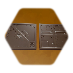 Metal Floor\Wall section