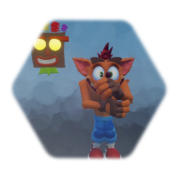 Crash Bandicoot does the Henry Stickmin distracted dance