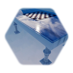 Marble chess table