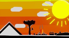 Camping Under The Tree