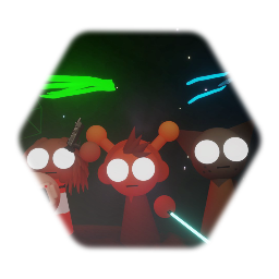 Sprunki Star war/oran jedi Gray jedi garnold bot tunner