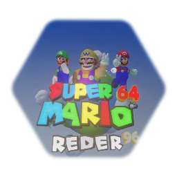 Mario : Mario 64 render 96 55% player