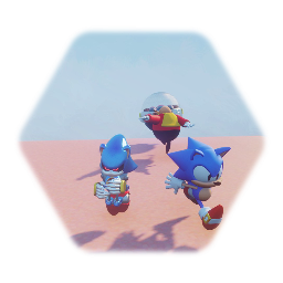 Sonic vs metal Sonic