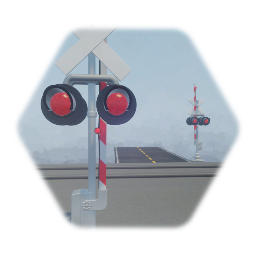 Working Railroad Crossing