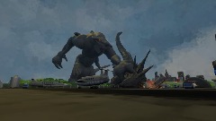 Monsterverse scene : Godzilla VS Scunner
