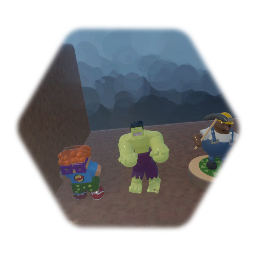 Pop razmoket+hulk+amiibo