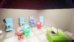 2 player Among us lobby