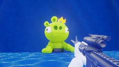 King Pig (Final Boss) (With FPS Character)