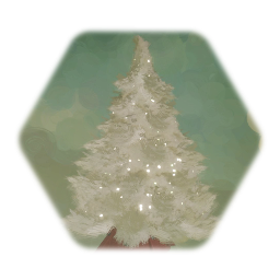 Pre-Lit Christmas Tree - White