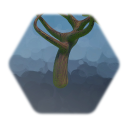 Gnarly tree/branch/roots (with moss live clone)