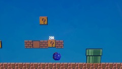 Sonic in super mario bros 1-1