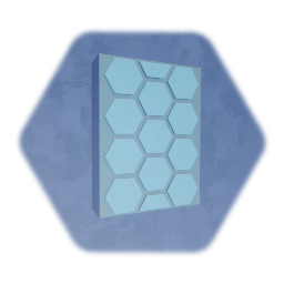 Sci-fi Galactic Hexagonal Wall