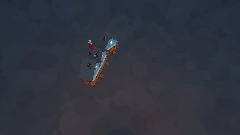 Sans and paps fall of a house