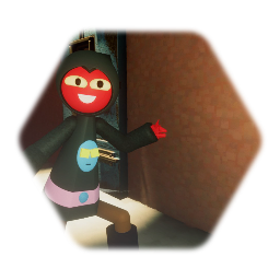 Eye guy And Ned at the mall