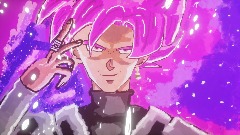 Goku black painting