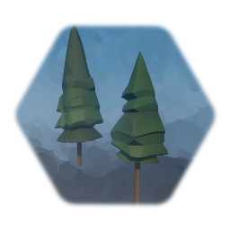 Hard Blend Pine Trees