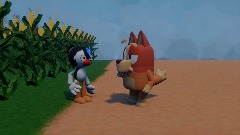 Pinga shows Bingo a farm!