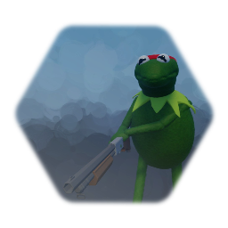 Kermit with a Shotgun