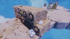 First try in Dreams (small worldbuilding)